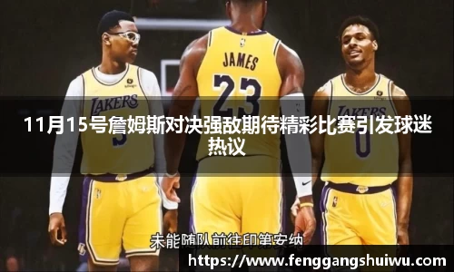 11月15号詹姆斯对决强敌期待精彩比赛引发球迷热议
